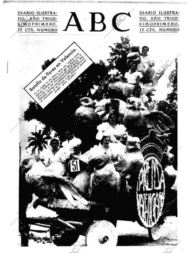 ABC MADRID 09-08-1935 página 1
