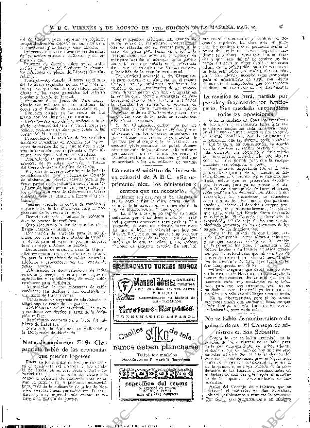 ABC MADRID 09-08-1935 página 20