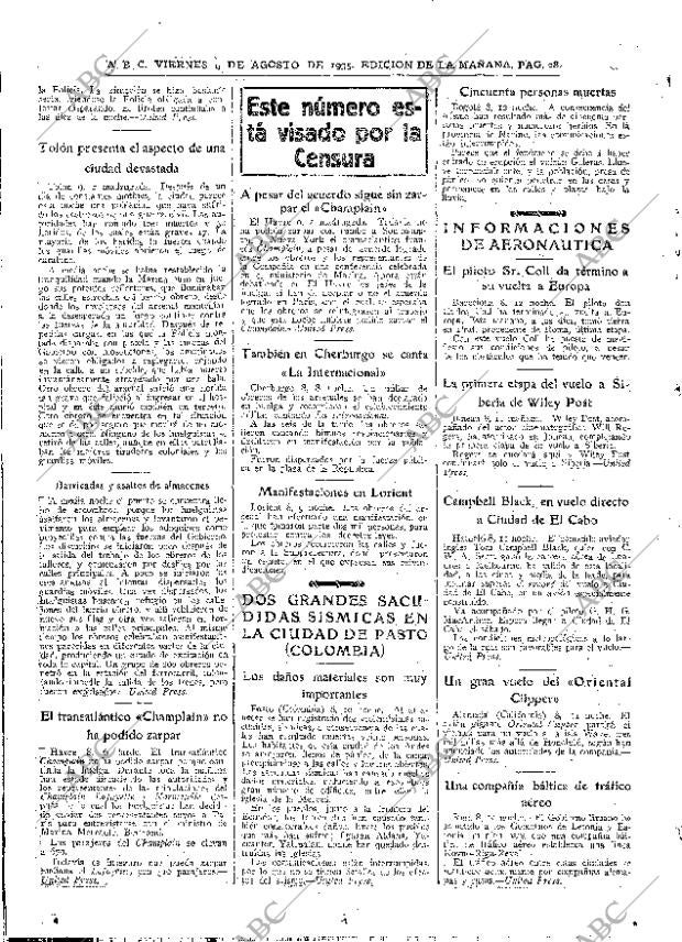 ABC MADRID 09-08-1935 página 28
