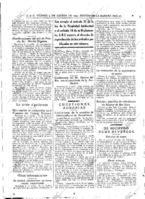 ABC MADRID 09-08-1935 página 30