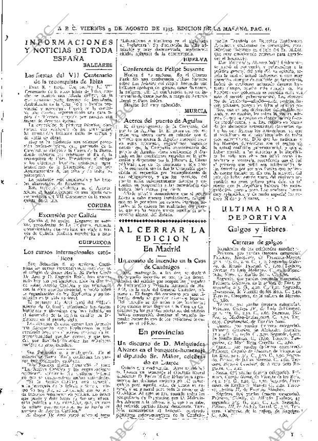ABC MADRID 09-08-1935 página 41