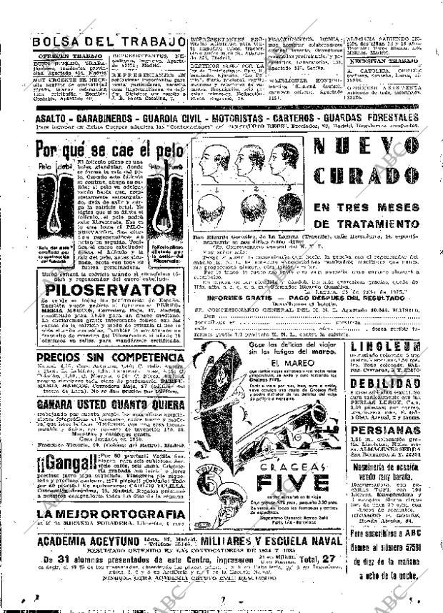 ABC MADRID 09-08-1935 página 50