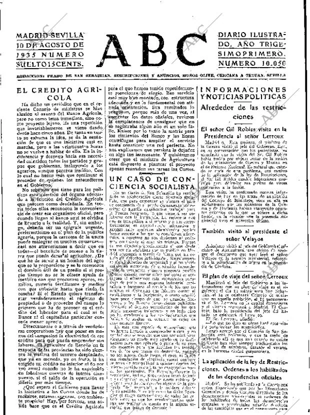 ABC SEVILLA 10-08-1935 página 19