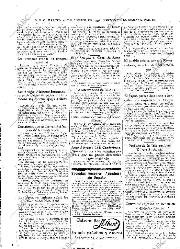 ABC MADRID 20-08-1935 página 18