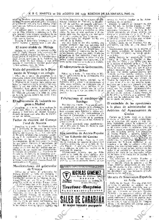 ABC MADRID 20-08-1935 página 34