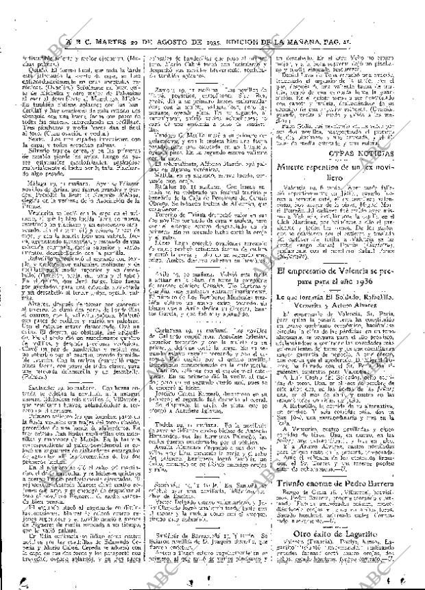 ABC MADRID 20-08-1935 página 41