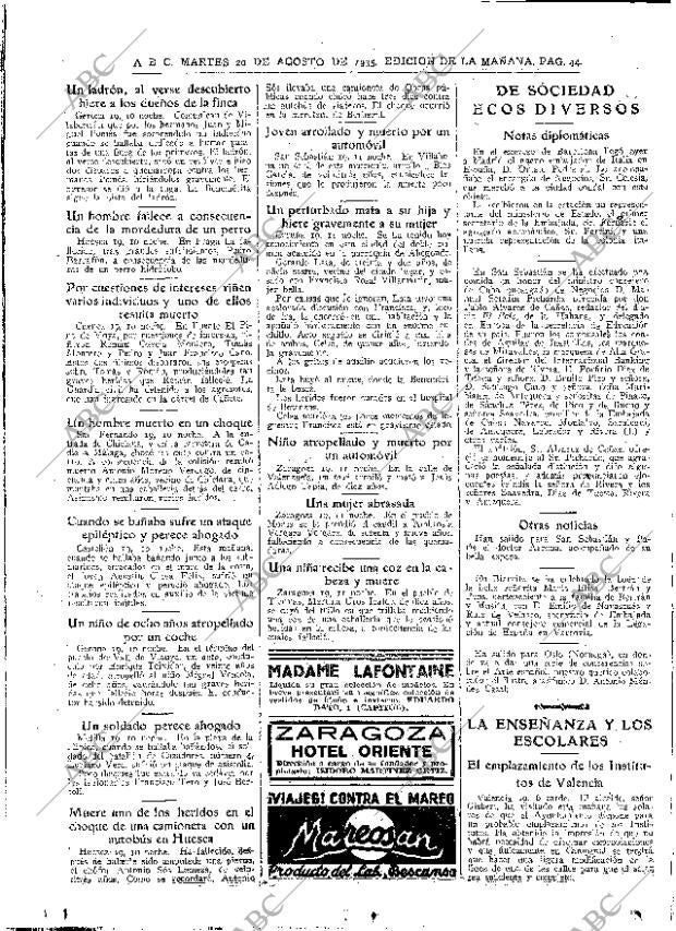 ABC MADRID 20-08-1935 página 44