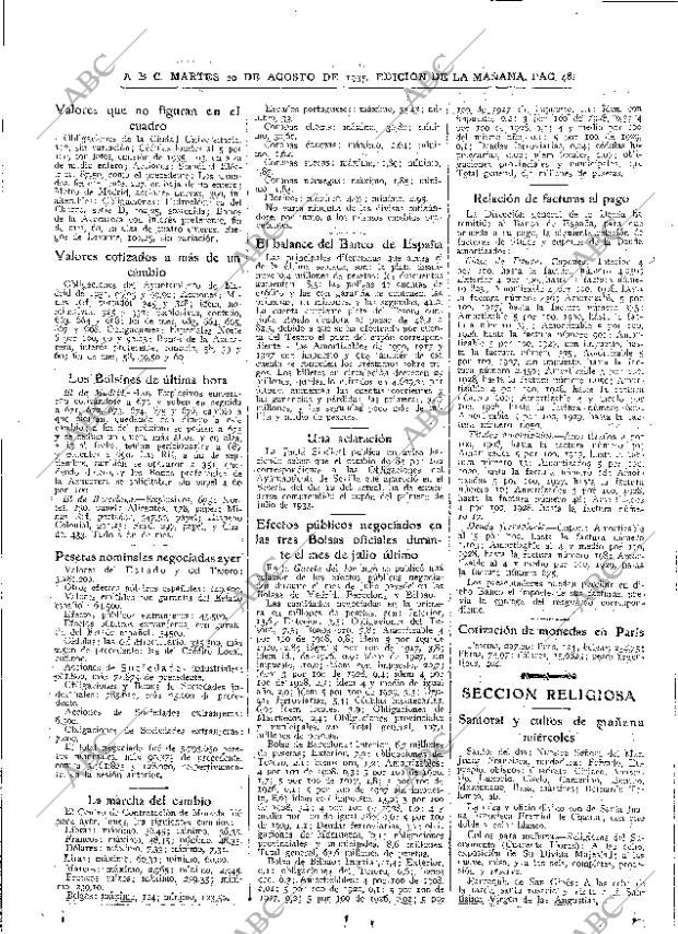 ABC MADRID 20-08-1935 página 48