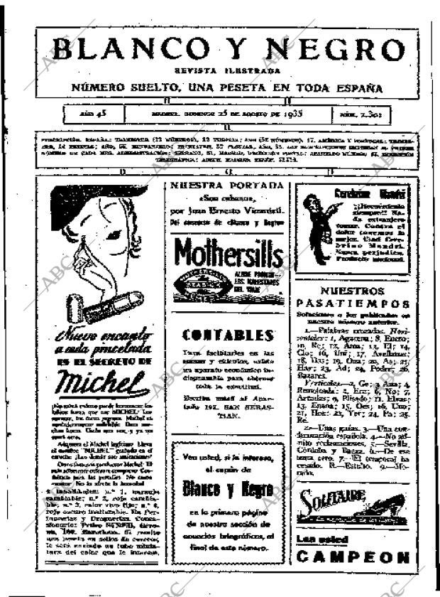 BLANCO Y NEGRO MADRID 25-08-1935 página 3