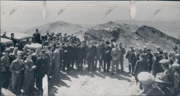 Inauguración del trozo más alto de carretera de Sierra Nevada que Atraviesa la...