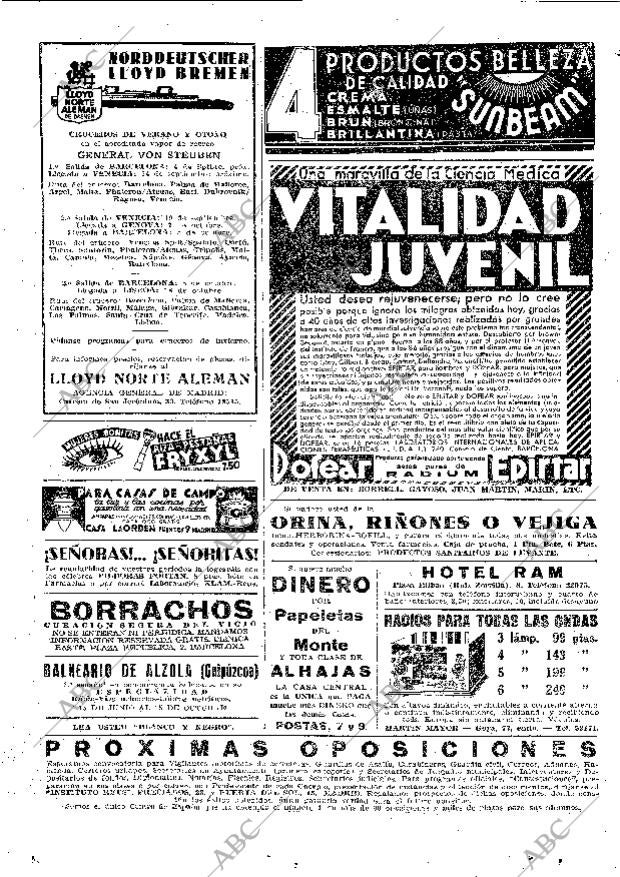 ABC MADRID 31-08-1935 página 2