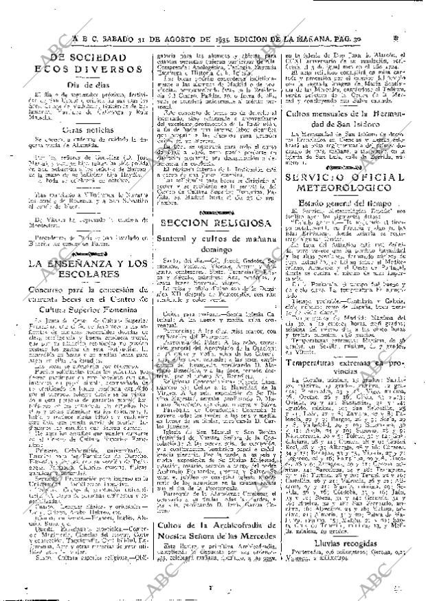 ABC MADRID 31-08-1935 página 30