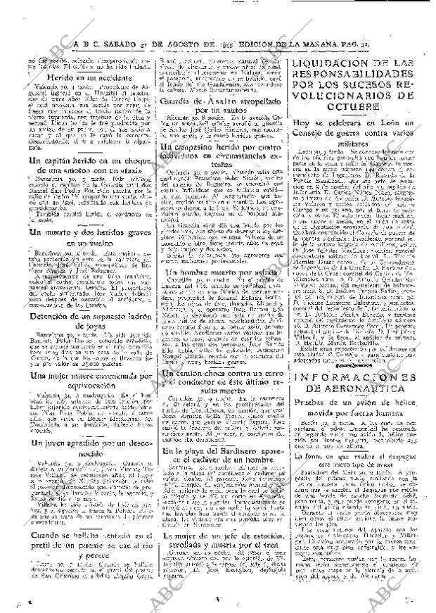 ABC MADRID 31-08-1935 página 32