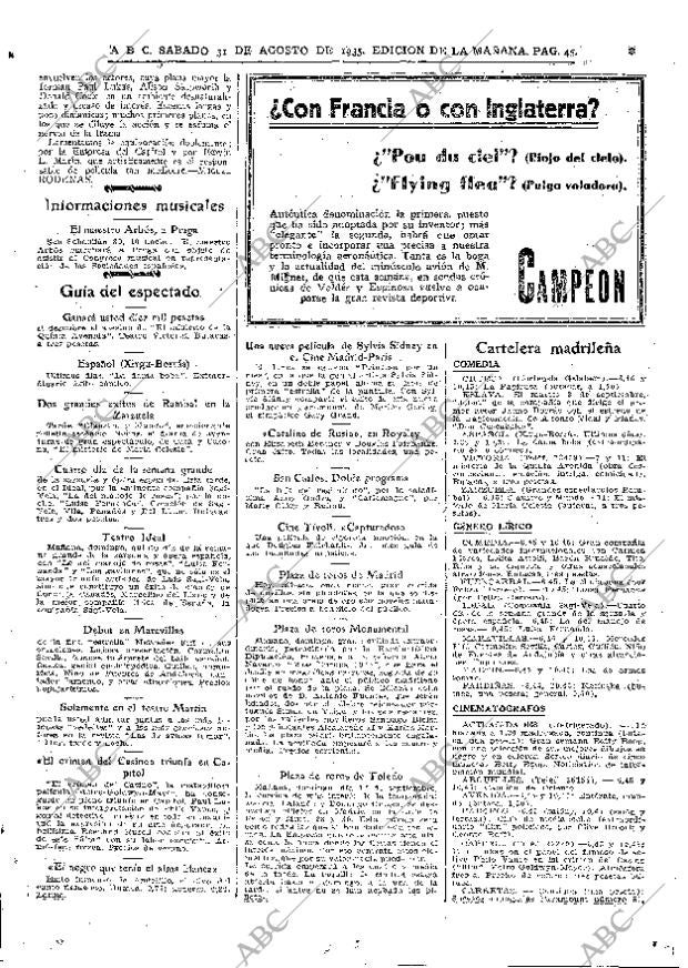 ABC MADRID 31-08-1935 página 45