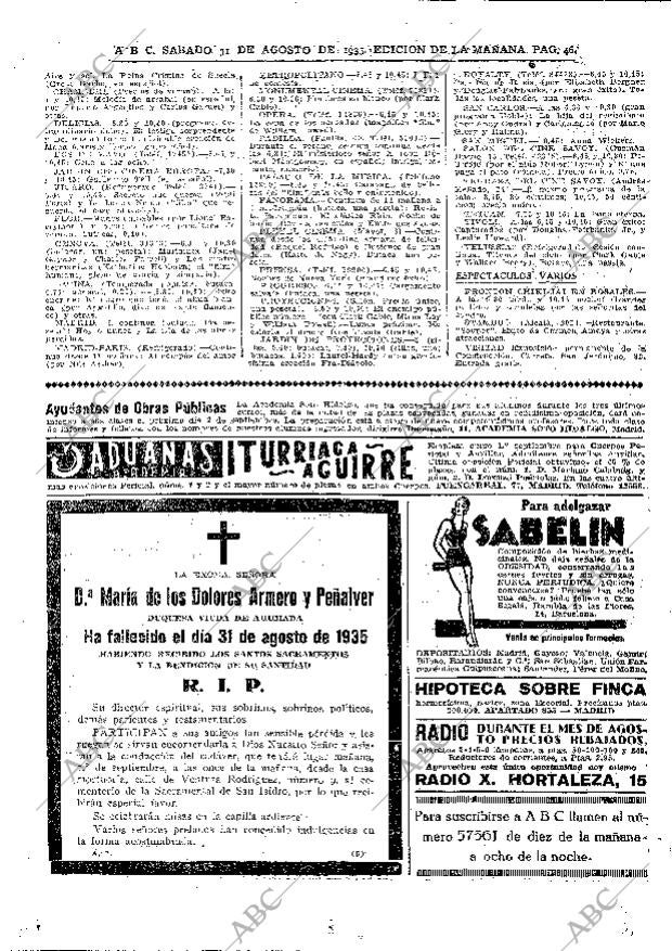 ABC MADRID 31-08-1935 página 46