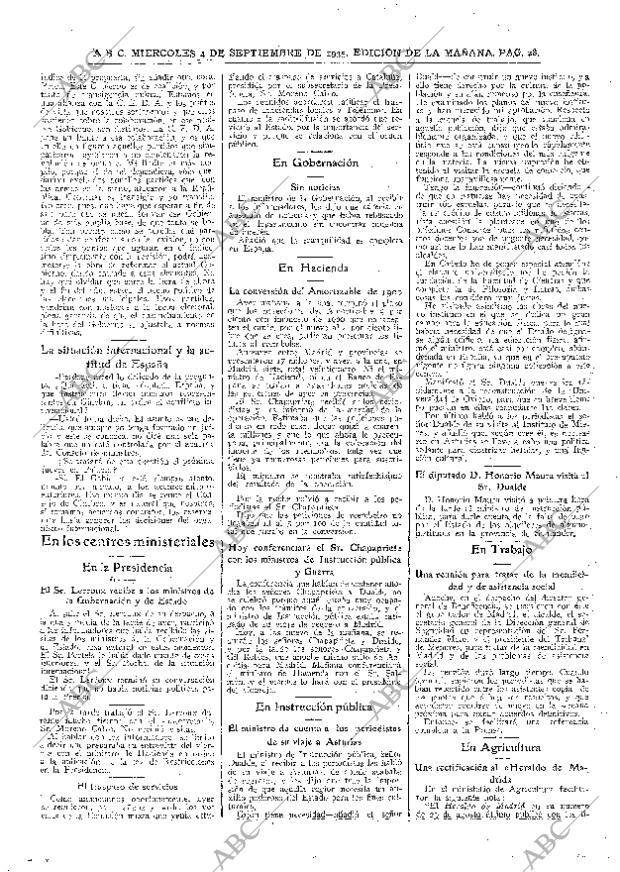 ABC MADRID 04-09-1935 página 28