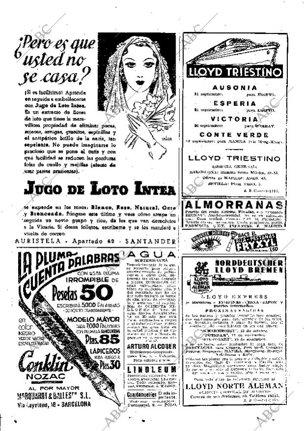 ABC MADRID 05-09-1935 página 2