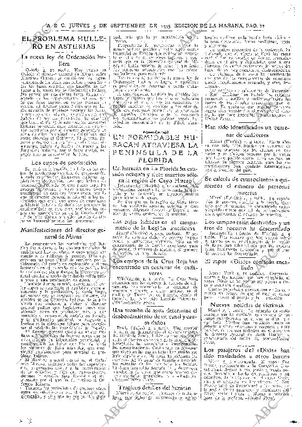 ABC MADRID 05-09-1935 página 22