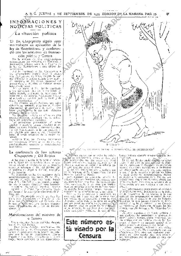 ABC MADRID 05-09-1935 página 25