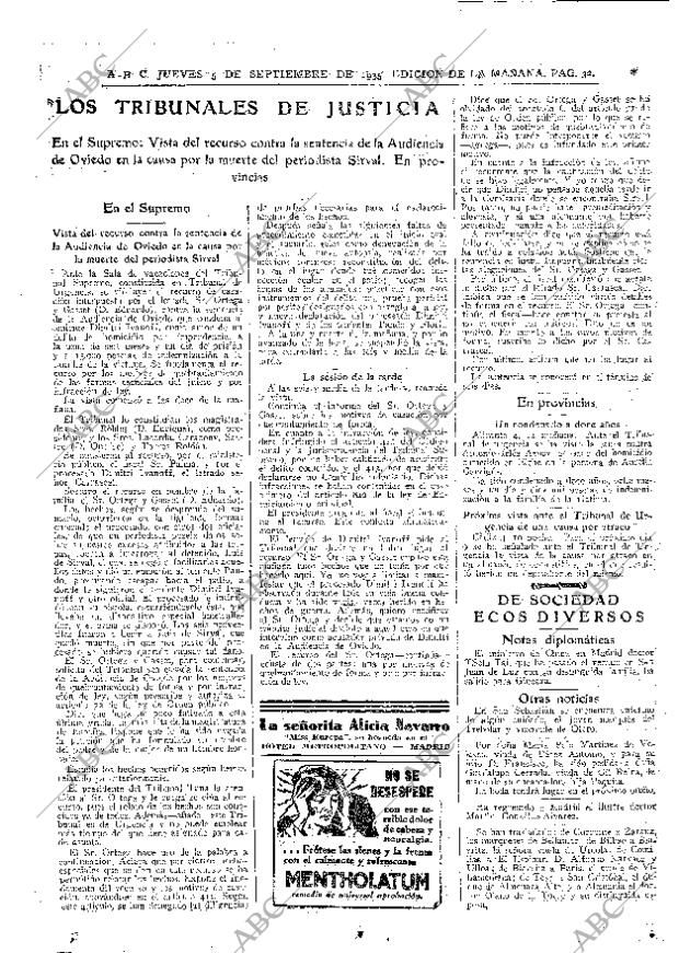 ABC MADRID 05-09-1935 página 32