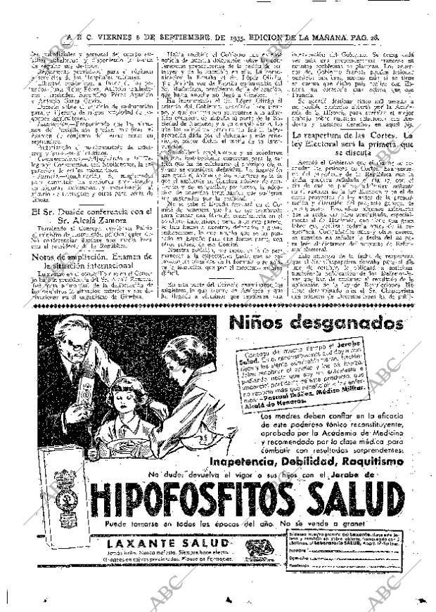 ABC MADRID 06-09-1935 página 28