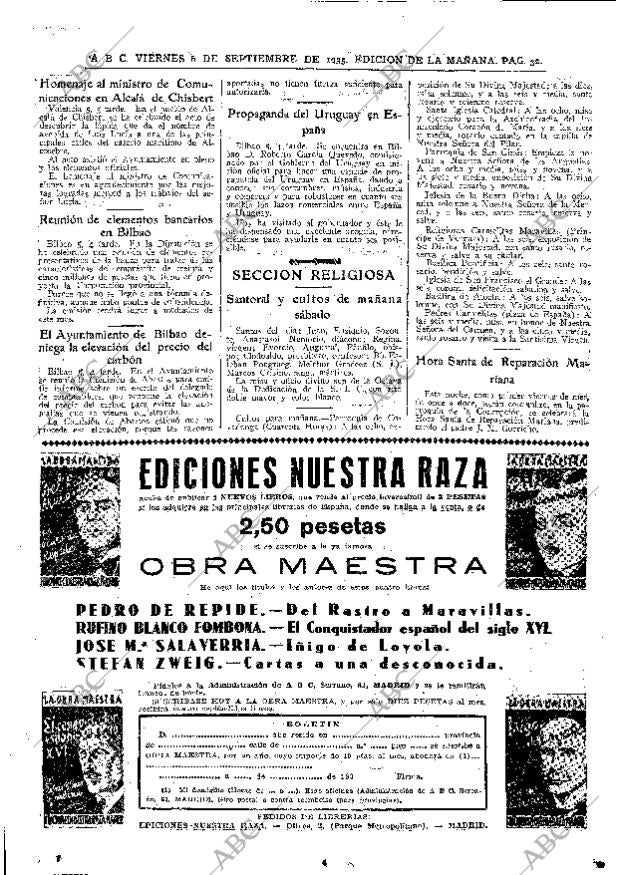 ABC MADRID 06-09-1935 página 32