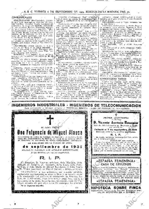 ABC MADRID 06-09-1935 página 52