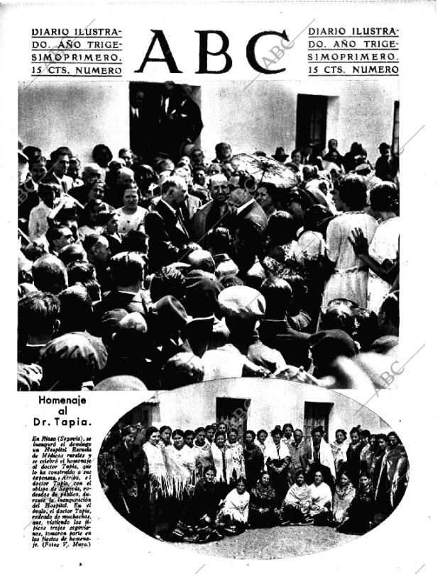 ABC MADRID 10-09-1935 página 1