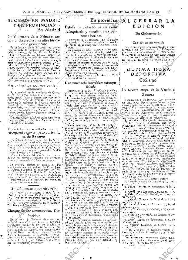 ABC MADRID 10-09-1935 página 45