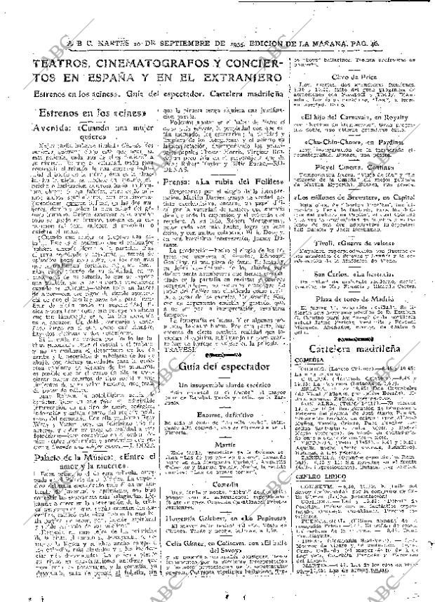 ABC MADRID 10-09-1935 página 46
