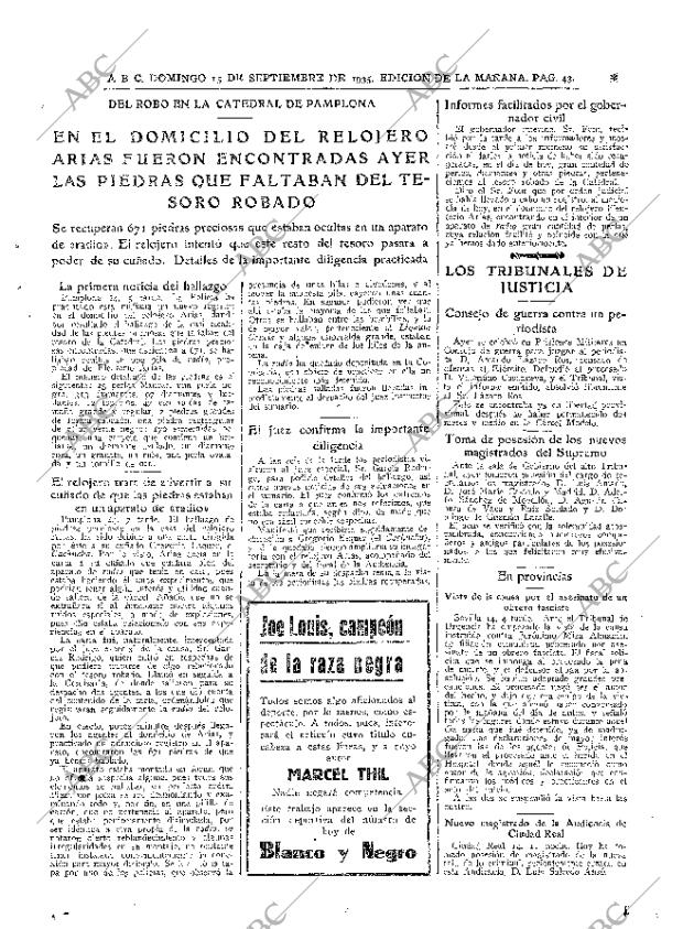 ABC MADRID 15-09-1935 página 43