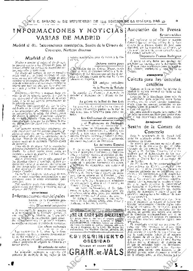 ABC MADRID 21-09-1935 página 33