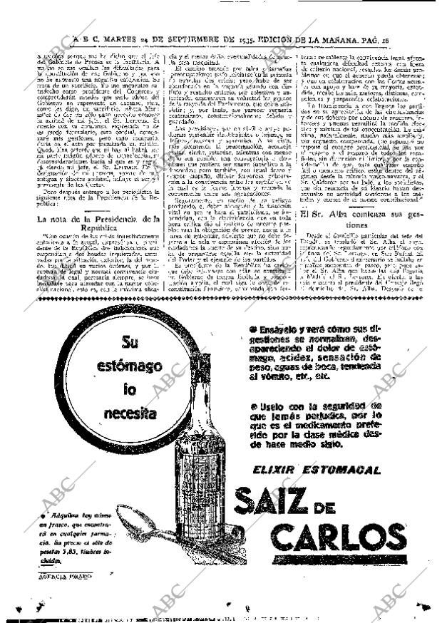 ABC MADRID 24-09-1935 página 16