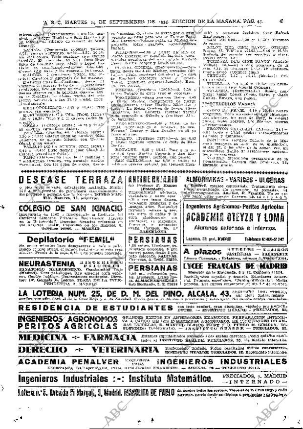 ABC MADRID 24-09-1935 página 45