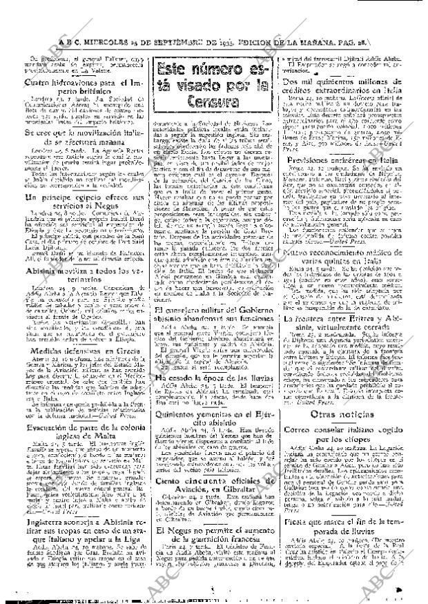ABC MADRID 25-09-1935 página 28