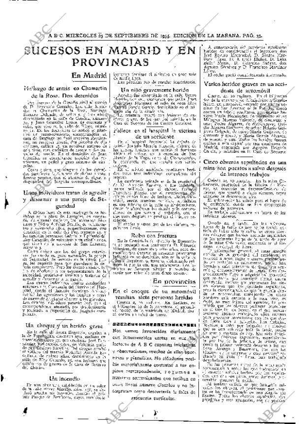 ABC MADRID 25-09-1935 página 33