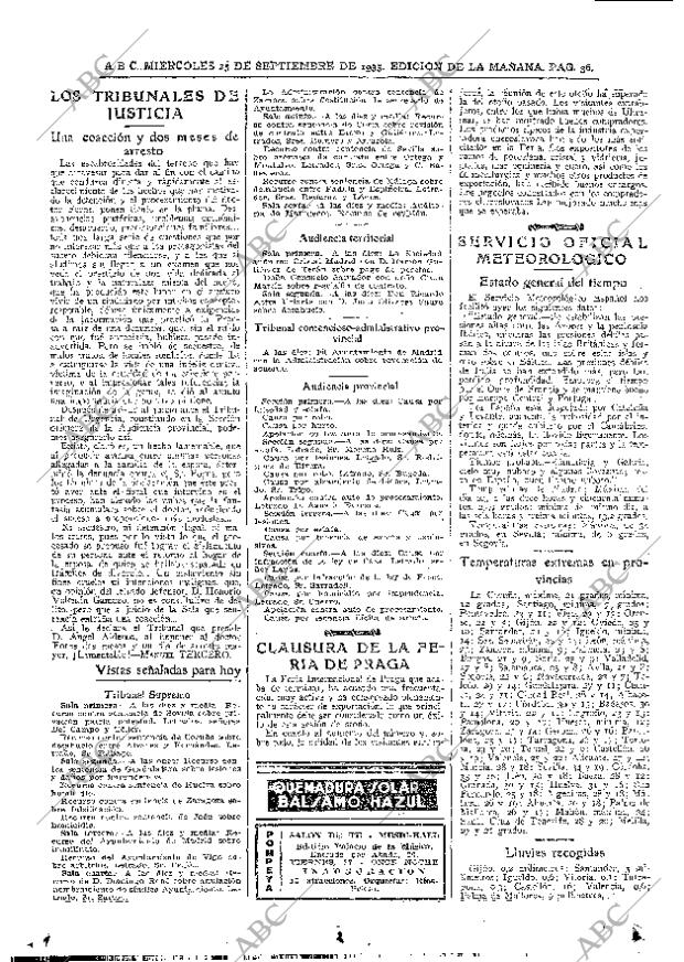 ABC MADRID 25-09-1935 página 36