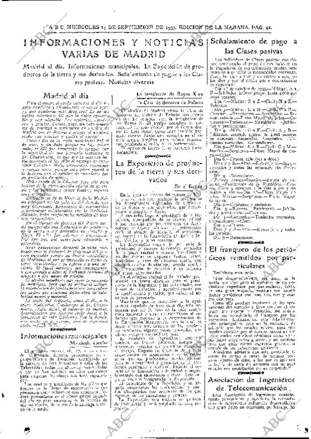 ABC MADRID 25-09-1935 página 41