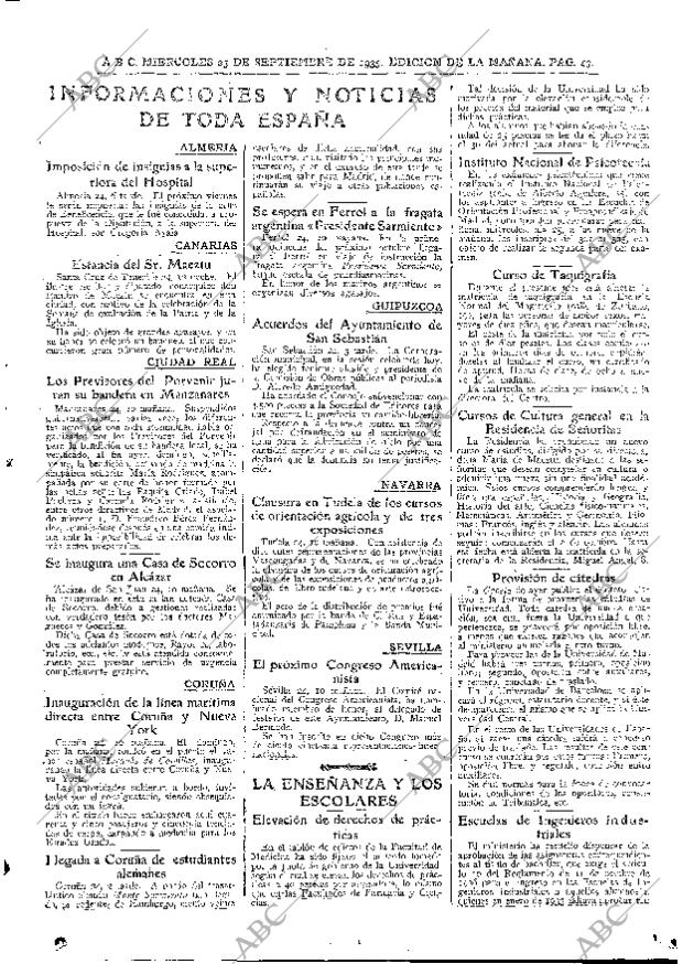 ABC MADRID 25-09-1935 página 43