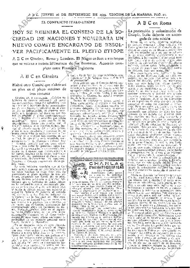 ABC MADRID 26-09-1935 página 21