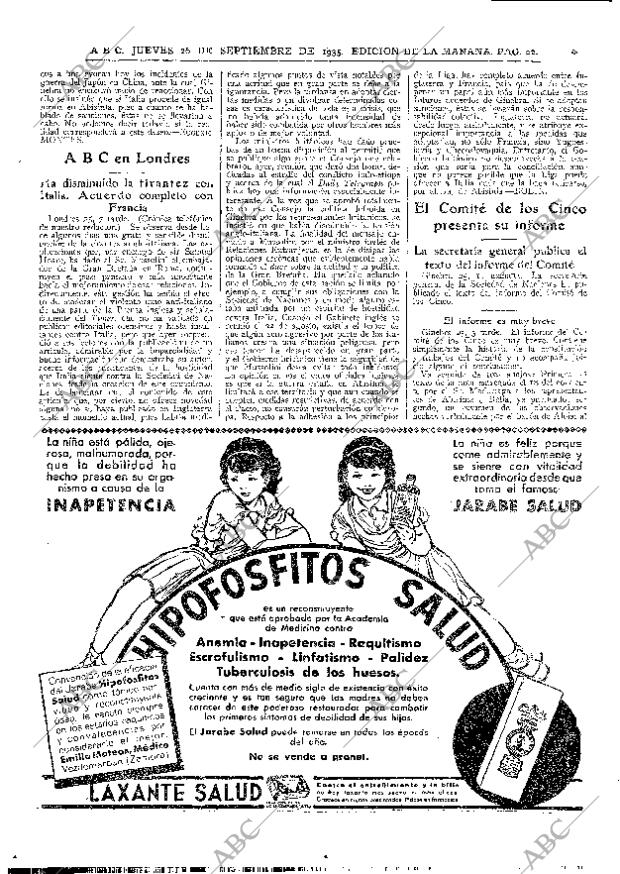 ABC MADRID 26-09-1935 página 22