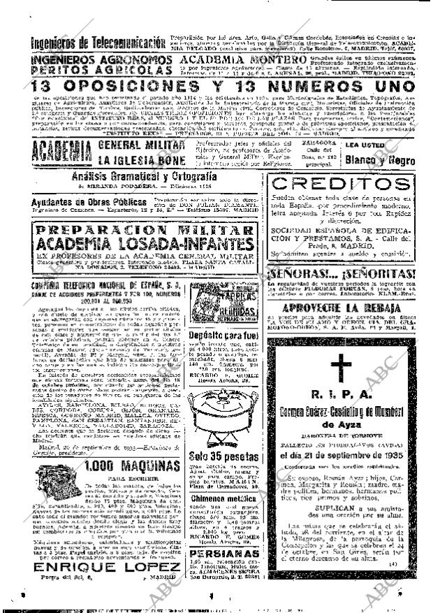 ABC MADRID 26-09-1935 página 52
