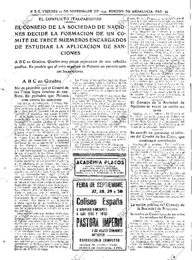 ABC SEVILLA 27-09-1935 página 23