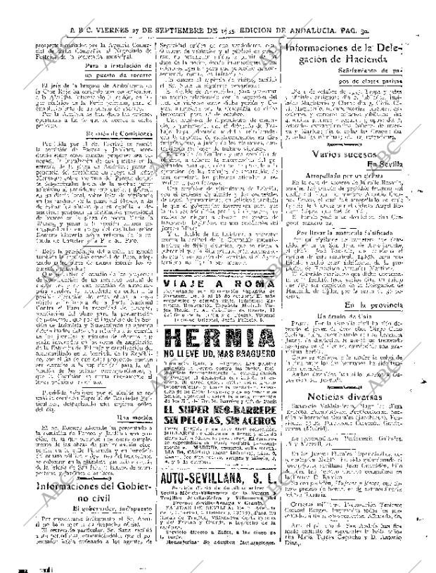 ABC SEVILLA 27-09-1935 página 30