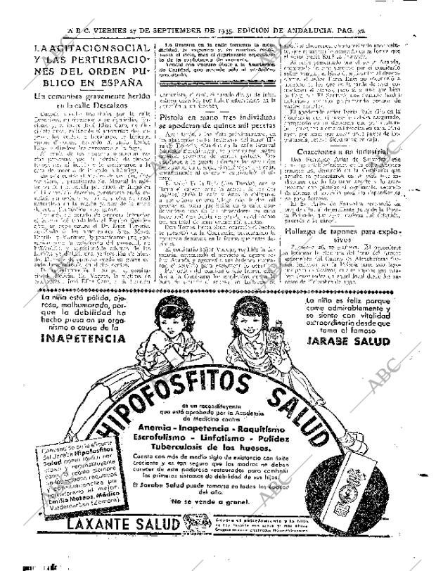 ABC SEVILLA 27-09-1935 página 32