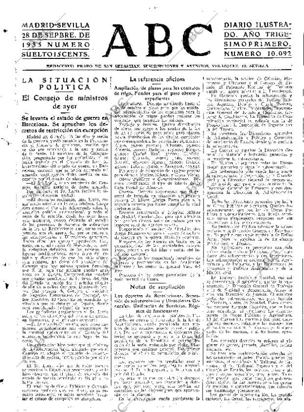 ABC SEVILLA 28-09-1935 página 15