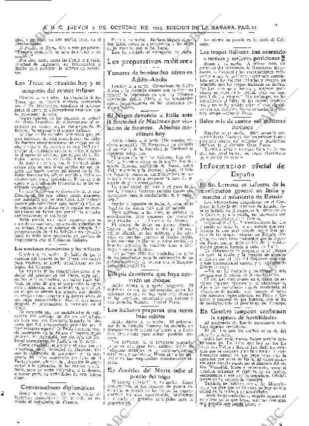 ABC MADRID 03-10-1935 página 21