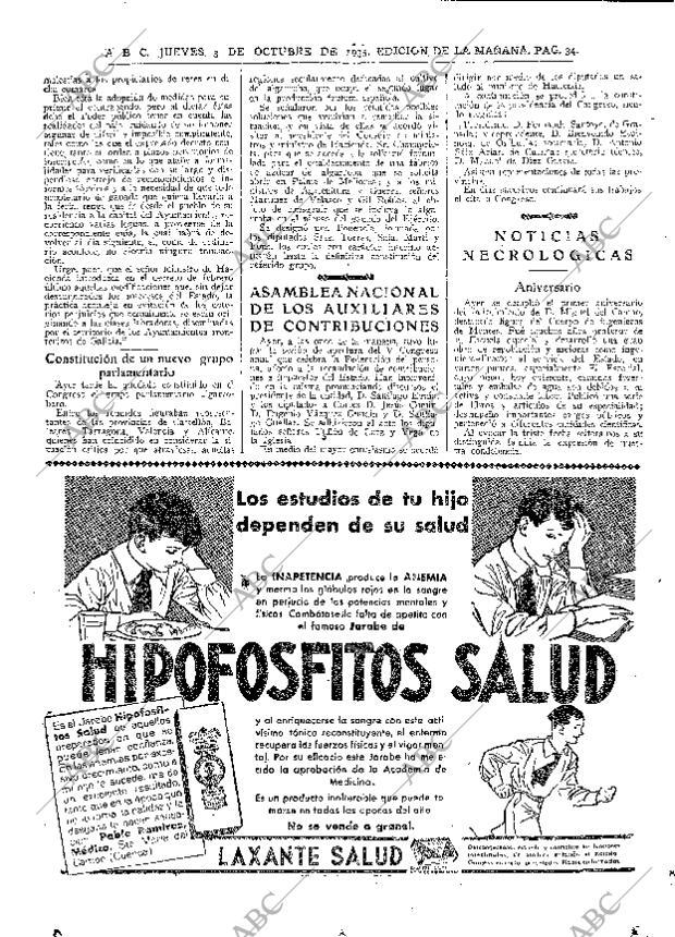 ABC MADRID 03-10-1935 página 34