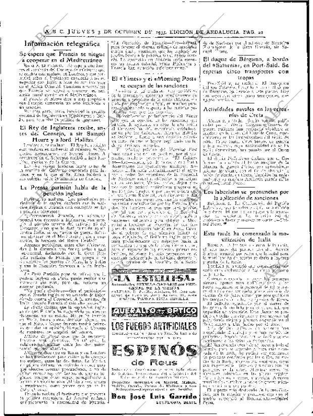 ABC SEVILLA 03-10-1935 página 20