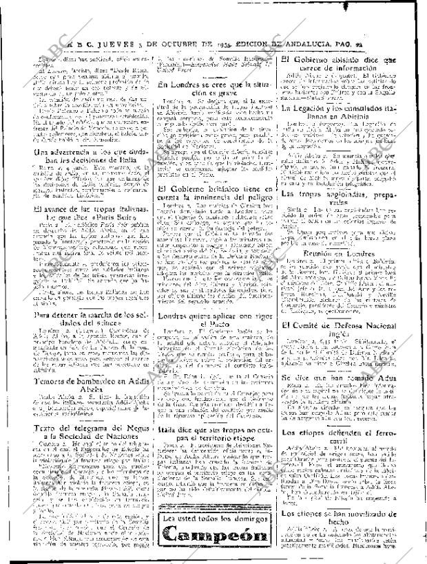 ABC SEVILLA 03-10-1935 página 22